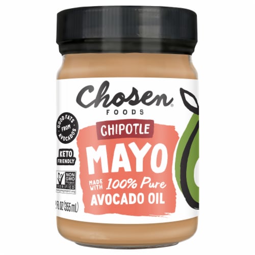 Chosen® Foods Chipotle Avocado Oil Mayo Perspective: front