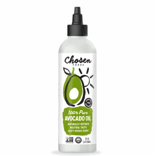 Chosen Foods 100% Pure Avocado Oil, Squeeze Bottle Perspective: front