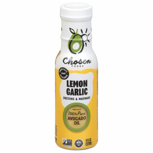 Chosen® Foods Lemon Garlic Dressing Perspective: front