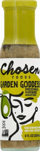 Chosen Foods® Garden Goddess Meditterean Oil & Avacado Oil Salad Dressing Perspective: front