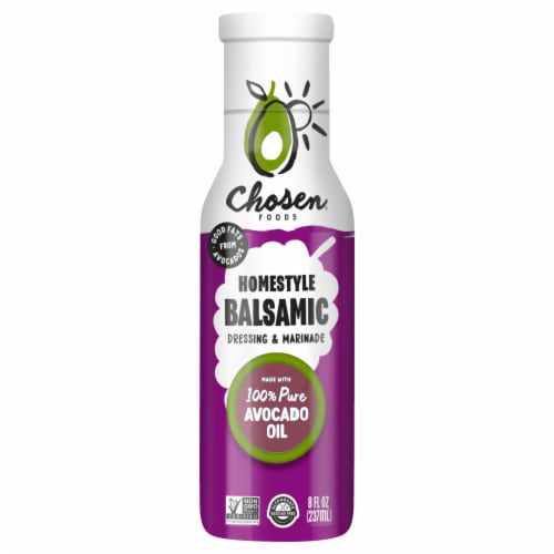 Chosen Foods® Balsamic Dressing With Avocado Oil Perspective: front