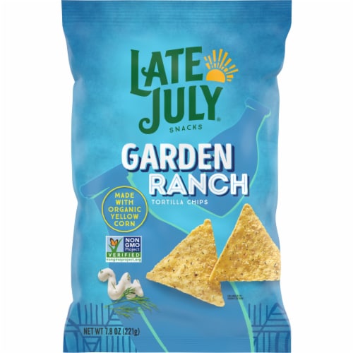 Late July® Garden Ranch Tortilla Chips Perspective: front