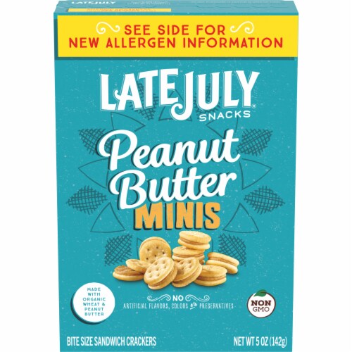 Late July® Peanut Butter Minis Crackers Perspective: front