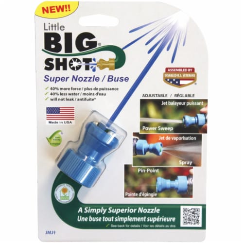 Little Big Shot Thermoplastic Adjustable Twist Hose Nozzle LBS-151 Perspective: front