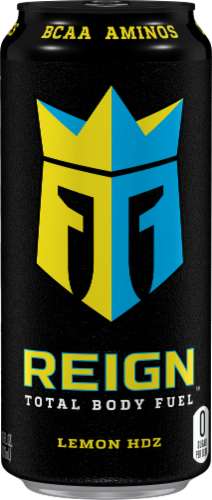 Reign Lemon Hds Energy Drink Perspective: front