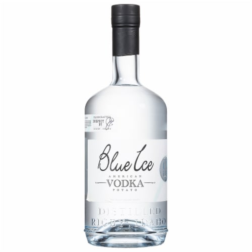Blue Ice American Vodka Perspective: front