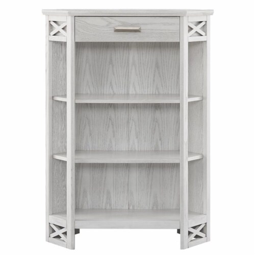 Weathered white bookcase deals