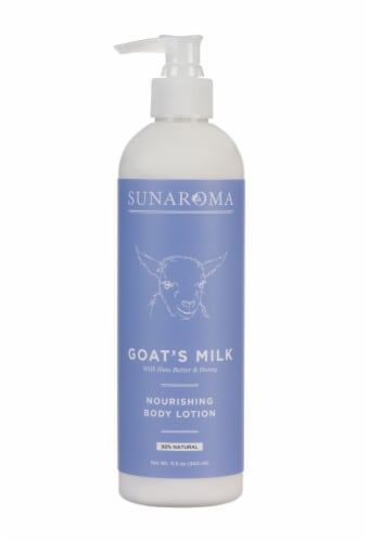 Sunaroma Goat's Milk Nourishing Natural Body Lotion Perspective: front