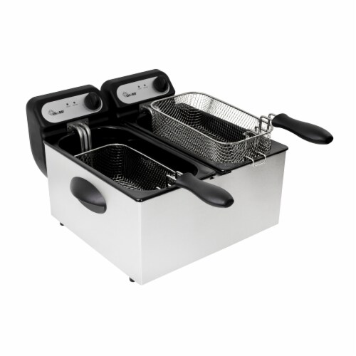 Chard Double Deep Fryer Perspective: front
