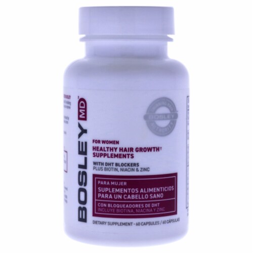 Healthy Hair Growth Supplements by Bosley for Women - 60 Count Capsules, 60  Count - City Market