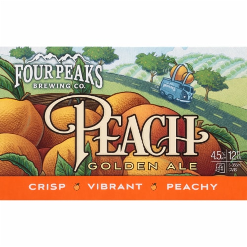 Four Peaks Peach Golden Ale Perspective: front