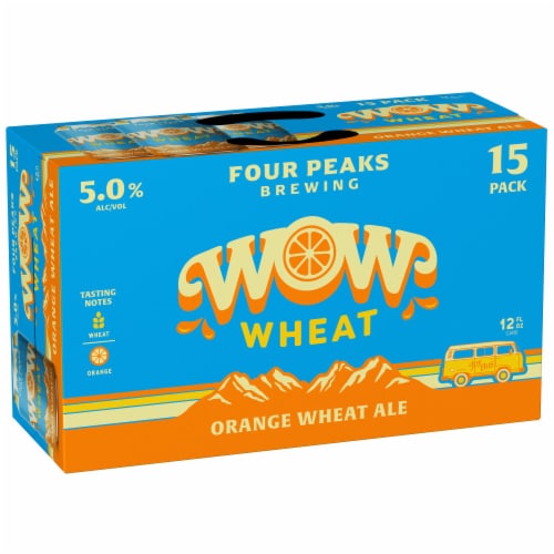 Four Peaks Wheat The Joy Bus Wow Beer Perspective: front