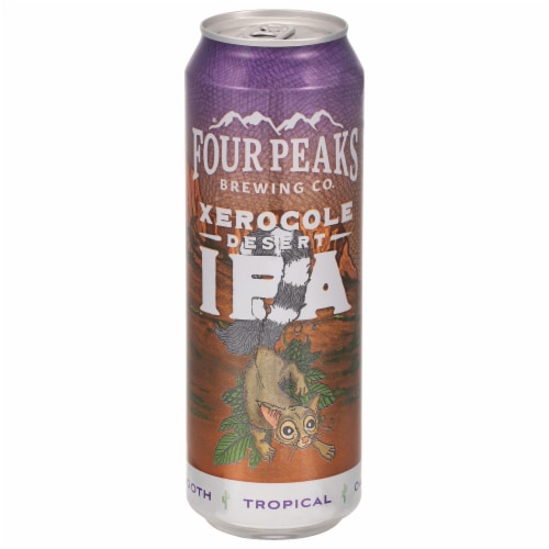 Four Peaks Brewing Xerocole Tropical IPA Beer Single Can Perspective: front