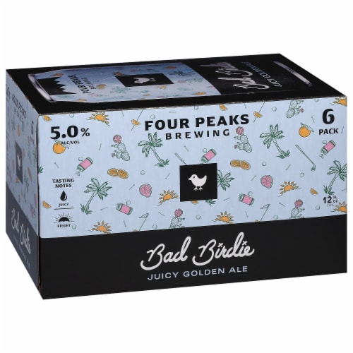 Four Peaks Brewing Bad Birdie Juicy Golden Ale Beer Perspective: front