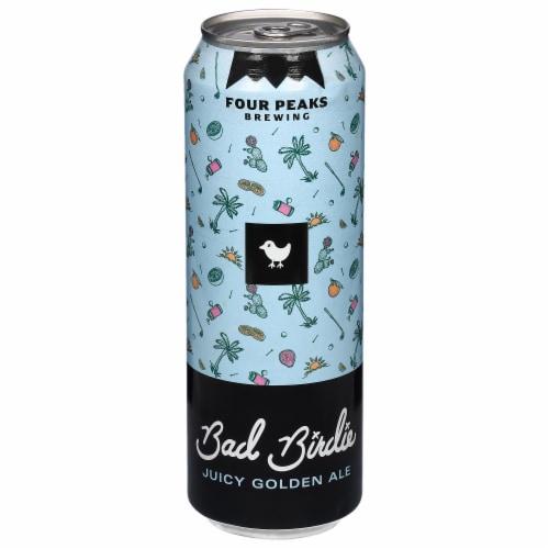 Four Peaks Brewing Bad Birdie Juicy Golden Ale Beer Perspective: front