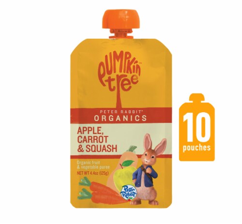 Peter Rabbit™ Organics Apple Carrot & Squash Baby Food Pouch Perspective: front