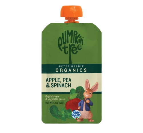 Peter Rabbit™ Organics Apple Pea & Spinach Puree Baby Food Perspective: front