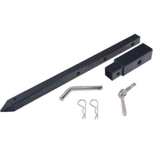 Broil King Keg Steel Black Powder Coated Hitch Adapter Kit KA5532 Perspective: front