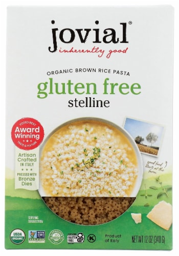 Jovial® Organic Brown Rice Stelline Perspective: front