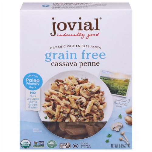 Jovial® Organic Gluten Grain Free Cassava Penne Perspective: front