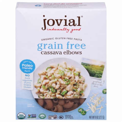 Jovial® Organic Grain Free Cassava Elbows Perspective: front
