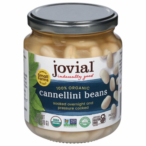 Jovial® Organic Cannellini Beans Perspective: front