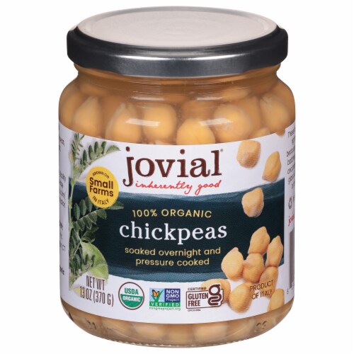 Jovial® Organic Chickpeas Perspective: front
