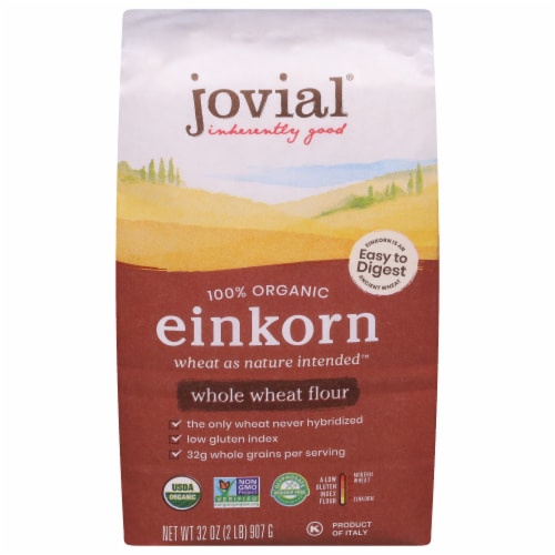 Jovial® 100% Organic Einkorn Whole Wheat Flour Perspective: front