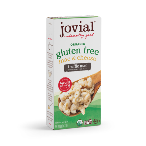 Jovial® Organic Gluten Free Truffle Mac with Brown Rice Pasta Mac & Cheese Perspective: front