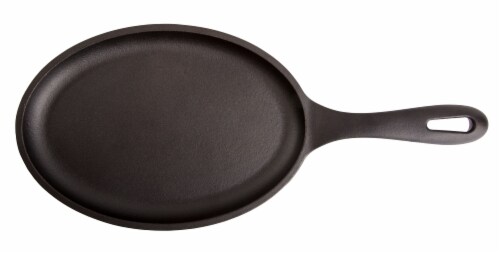 Victoria Cast Iron Fajita Skillet Perspective: front