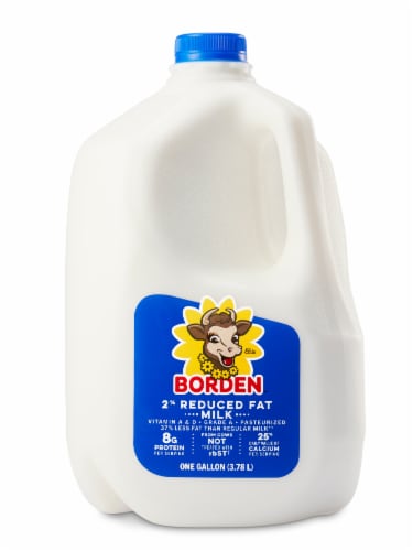 Borden 2% Reduced Fat Milk Perspective: front