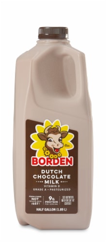 Borden Dutch Chocolate Whole Milk Perspective: front
