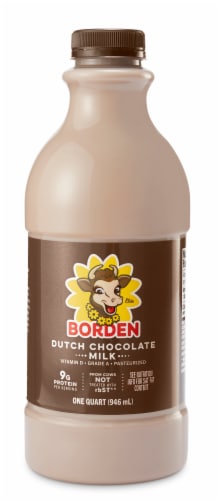Borden Dutch Chocolate Whole Milk Perspective: front