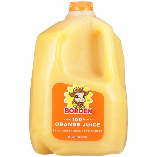 Oplossen ontslaan Hijgend Borden 100% Orange Juice, 1 gal - Kroger