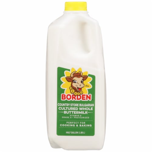 Borden Country Store Bulgarian Cultured Whole Buttermilk Perspective: front