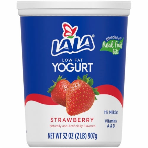 LaLa Strawberry Blended Yogurt Perspective: front