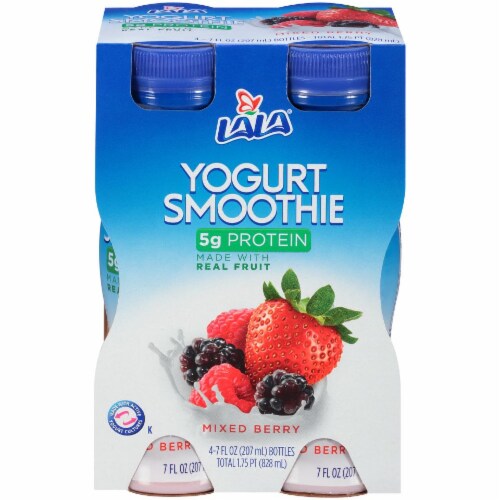 LaLa Mixed Berry Yogurt Smoothie Perspective: front