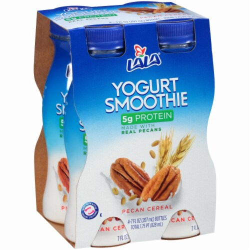 LaLa Pecan Cereal Yogurt Smoothies Perspective: front