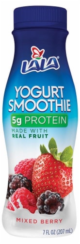 LaLa Mixed Berry Yogurt Smoothie Perspective: front