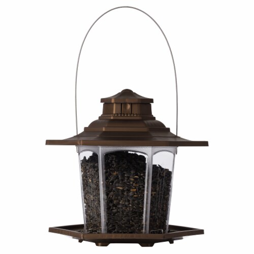 More Birds® Small Lantern Bird Feeder Perspective: front
