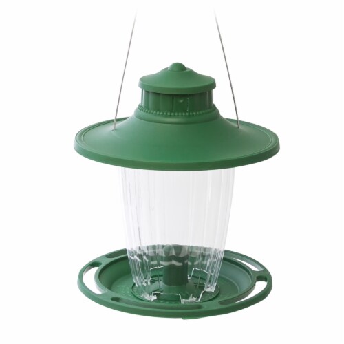 Classic Brands Lantern Bird Feeder - Large Green Perspective: front