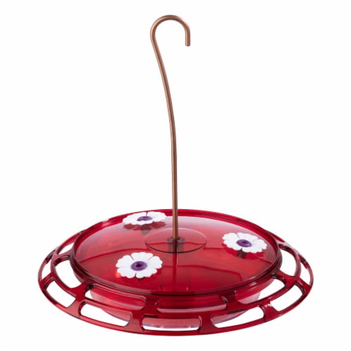 More Birds® Hummingbird Plastic Nectar Feeder Perspective: front