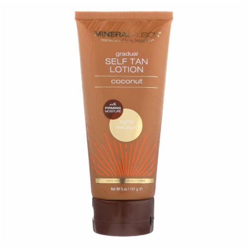 Mineral Fusion® Gradual Self Tan Lotion Light/Medium Coconut Perspective: front