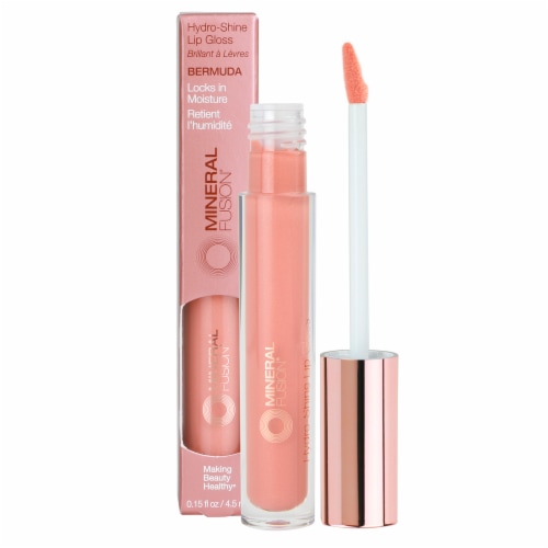 Mineral Fusion Hydro-Shine Bermuda Lip Gloss Perspective: front