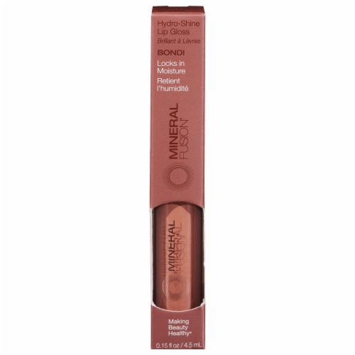 Mineral Fusion Hydro-Shine Bondi Lip Gloss Perspective: front