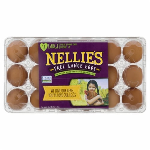 Nellie's® Free Range Large Eggs Perspective: front