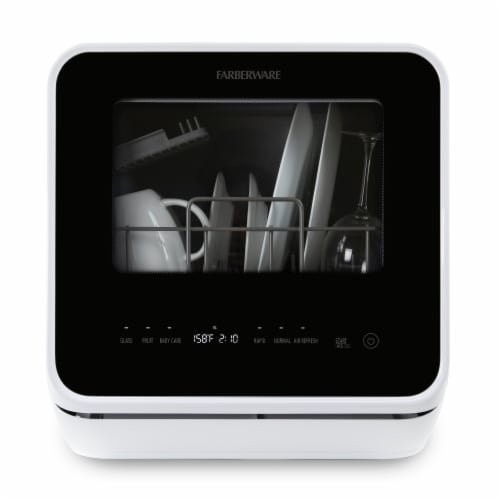 Farberware Professional Countertop Dishwasher - White Perspective: front