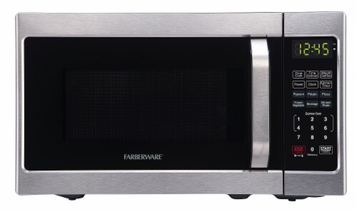 fry s food stores farberware classic 700 watt microwave oven brushed stainless steel 0 7 cu ft