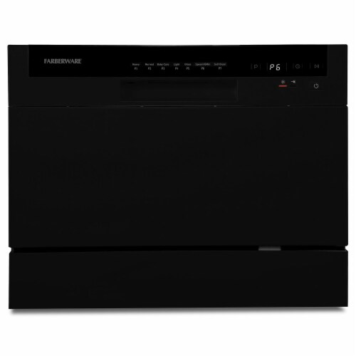 Faberware® Professional Black Countertop Dishwasher Perspective: front