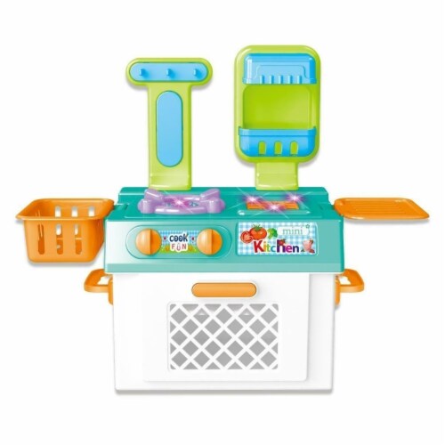 Children's Mini Kitchen Complete Cooking Girl Small Kitchen Set